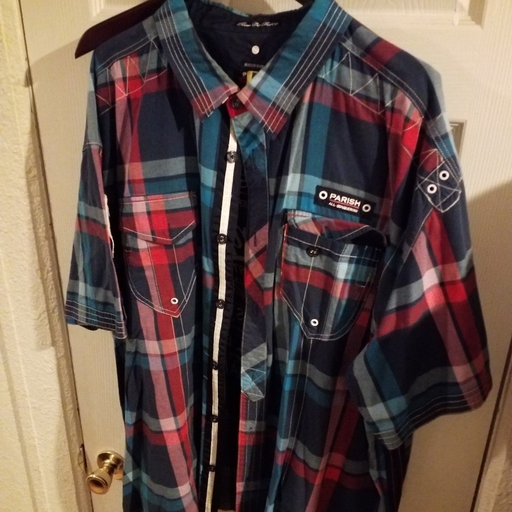 Parish short sleeve button up